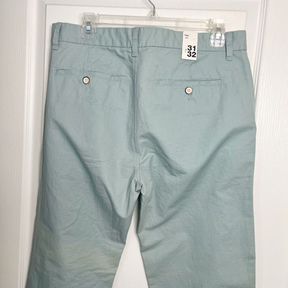 Gap Outlet NWT Slub High Rise Linen/Cotton Pocket Relaxed Fit Khaki Chino Pants - Picture 10 of 15